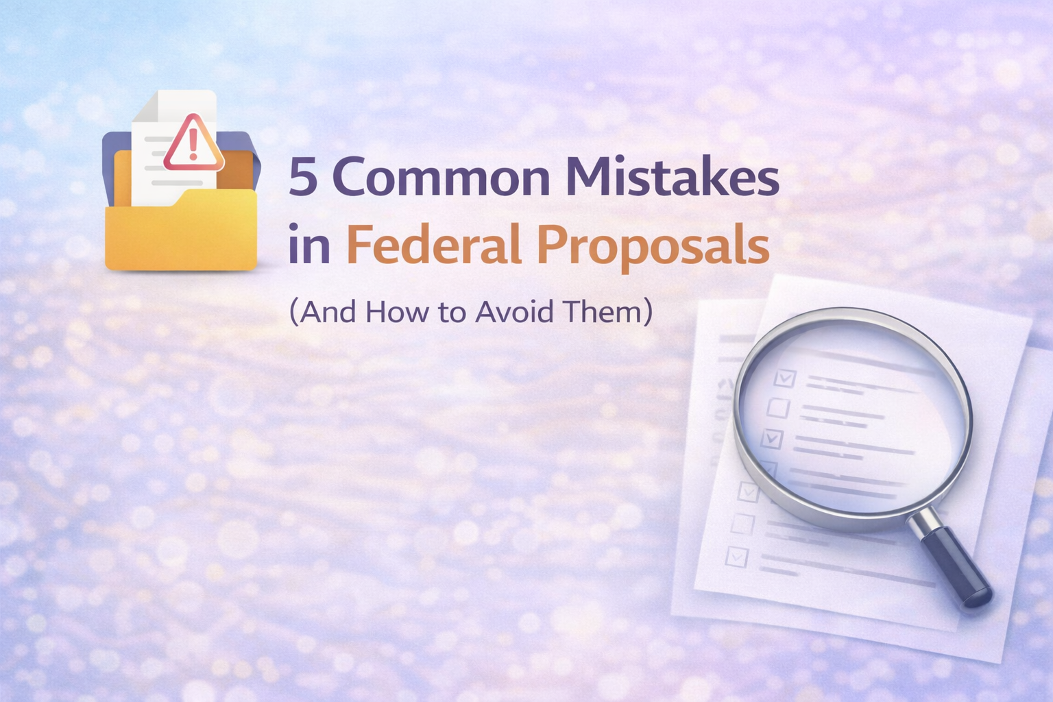 A compliance checklist next to a federal contract document on a desk.